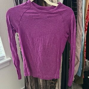 Figs Vibrant Purple Long Sleeve Top